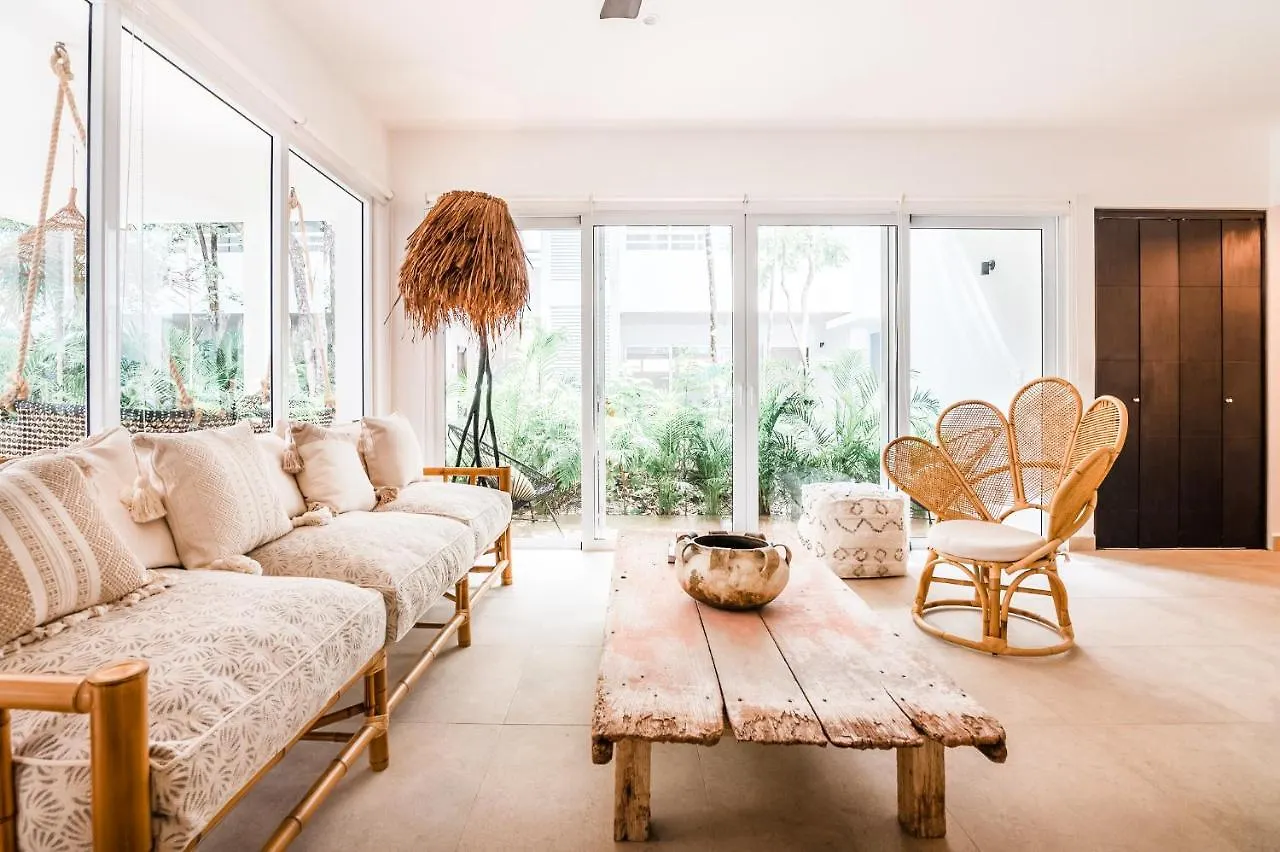 Charming Boho Entire Condo W Patio Swing Tulum Apartment