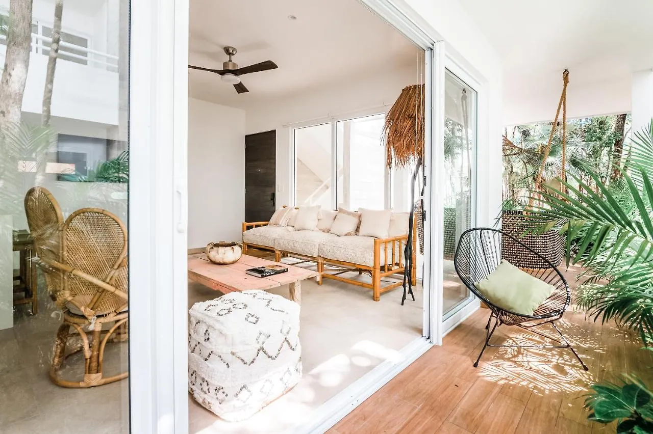 Charming Boho Entire Condo W Patio Swing Tulum Mexico