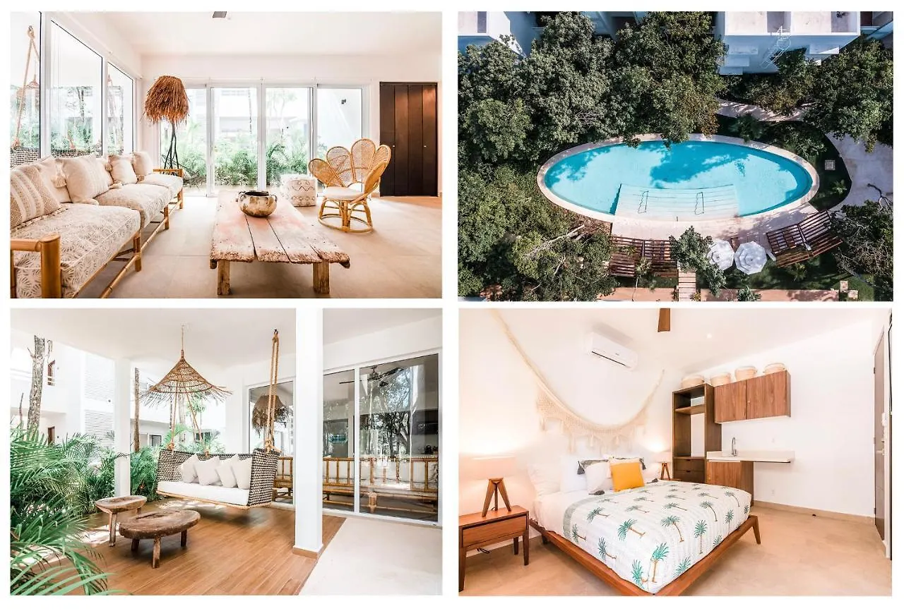 Apartment Charming Boho Entire Condo W Patio Swing Tulum
